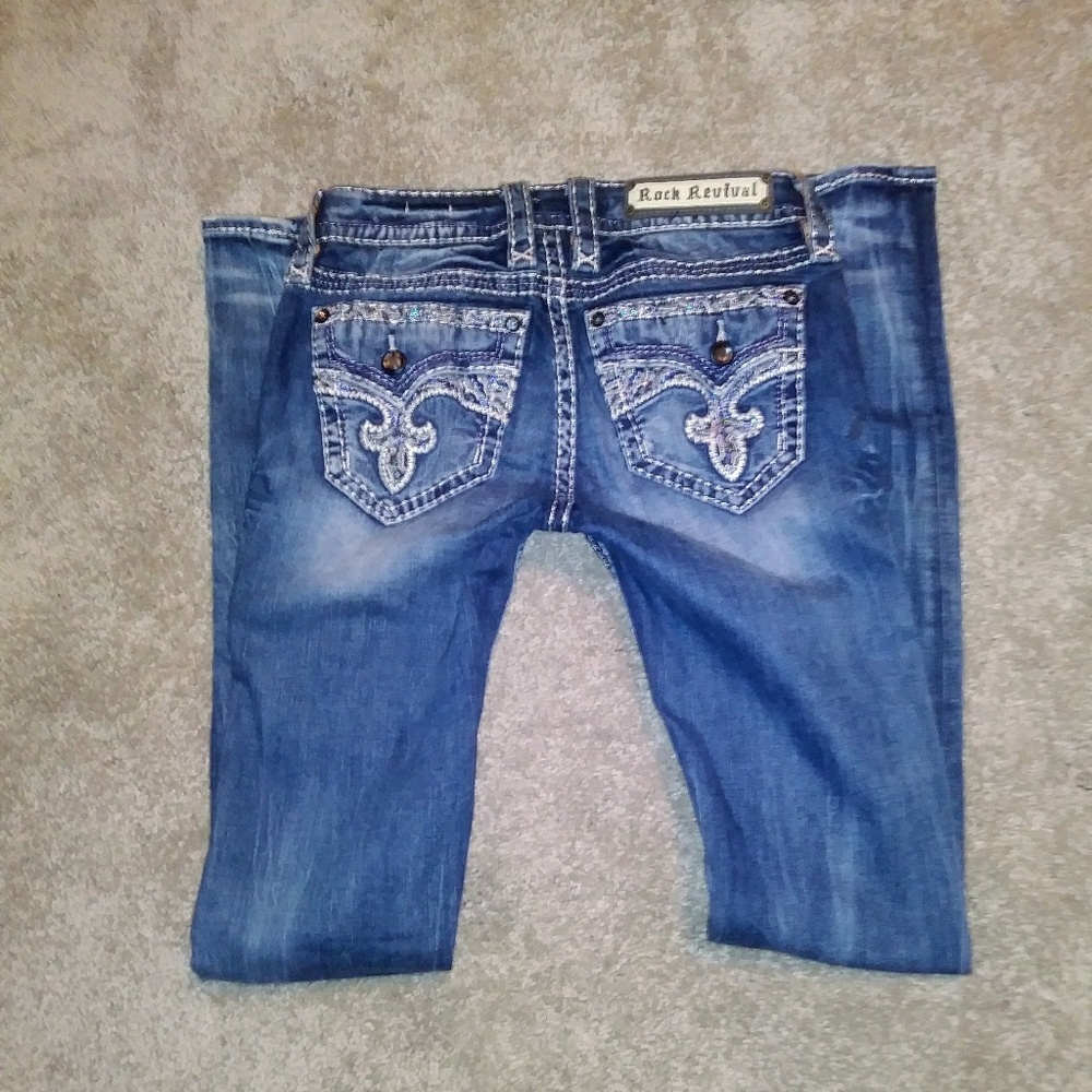 Rock Revival Yui Mid~rise Skinny size 25